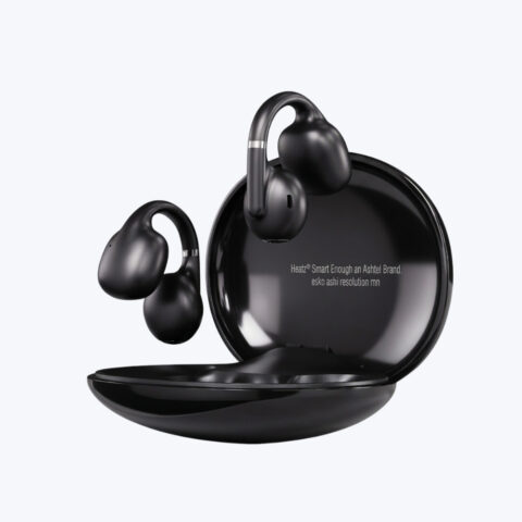 True Wireless Stereo Smart Enough Airbudz | Open-Ear Wireless | Secure Ear-Clip Design TWS image