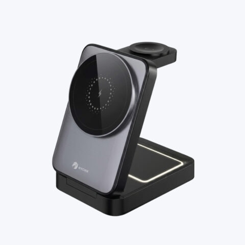 3-in-1 Multi-Device Charging | 15 Watt Wireless Charger For Mobile Phones, Smartwatches, And Earbuds. image