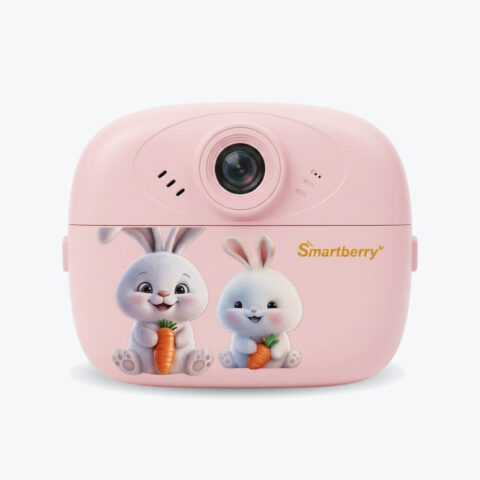 Smartberry Rechargeable Instant Capture & Print Camera For Kids, HD Photo & Video Recording ( Pink ) image