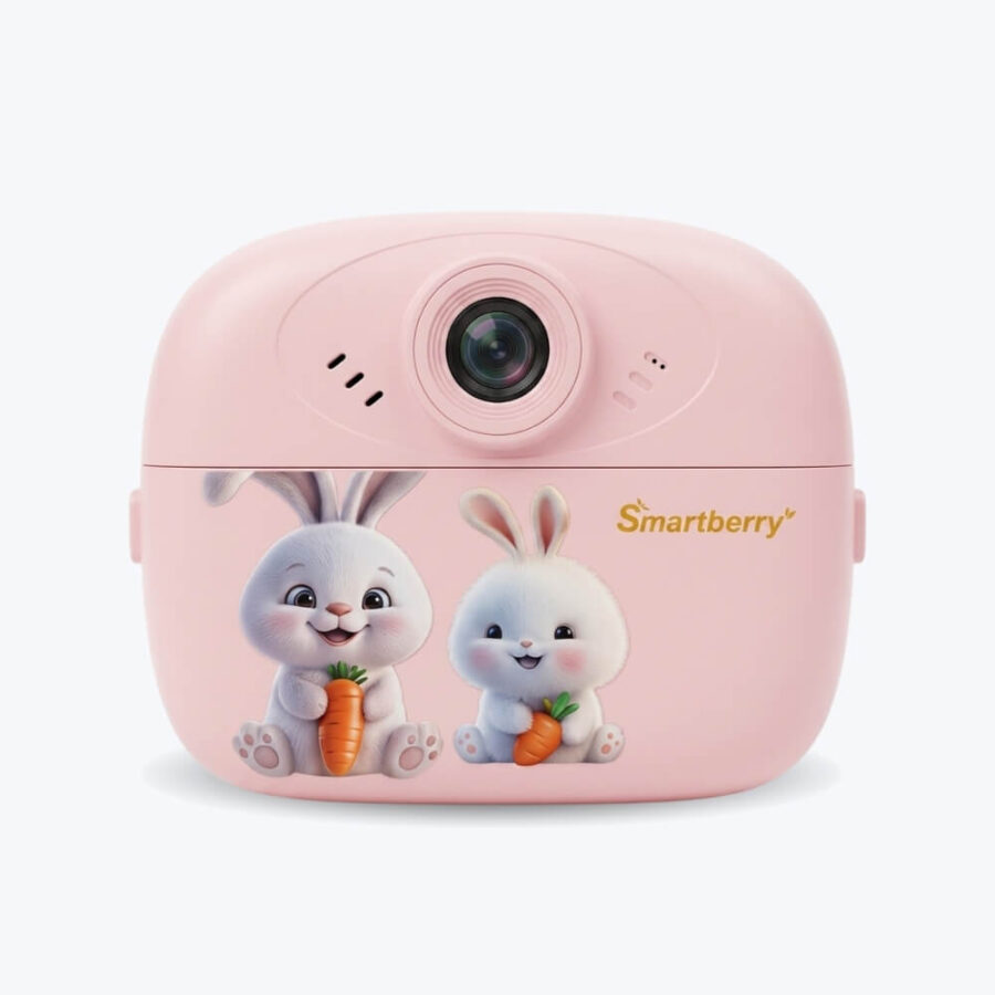 Smartberry Rechargeable Instant Capture & Print Camera For Kids, HD Photo & Video Recording ( Pink )