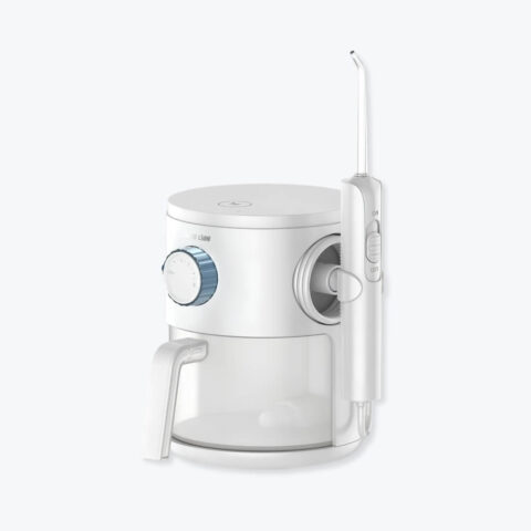 Oral Care, 3-Cleaning Modes, Hydra Flosser Oral Irrigator | Up to 80 Days Use In One Time Charge – White image