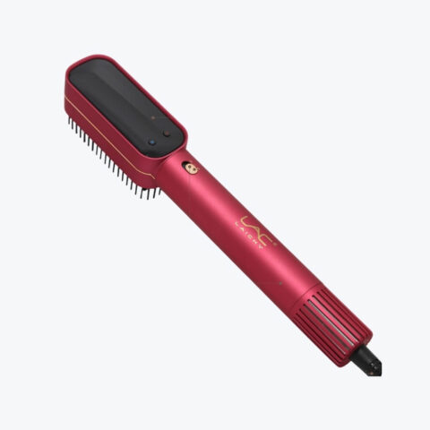 LAICHY Keratin Protein Hair Straightener Brush & Hair Dryer, High Heat & Ceramic Coating, Suitable for All Hair Textures image