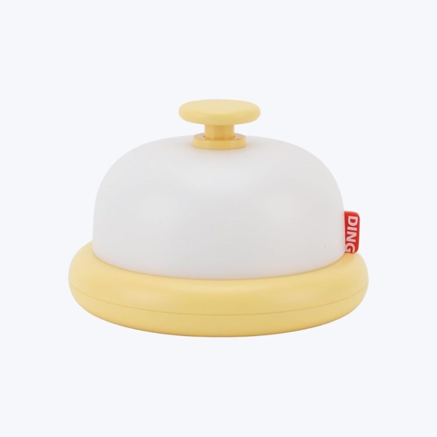 Cute Call Shape Night Yellow Light Stepless Dimmable Rechargeable Nursery Table Lamp Touch Control Warm Lighting for Bedside Kids Adults