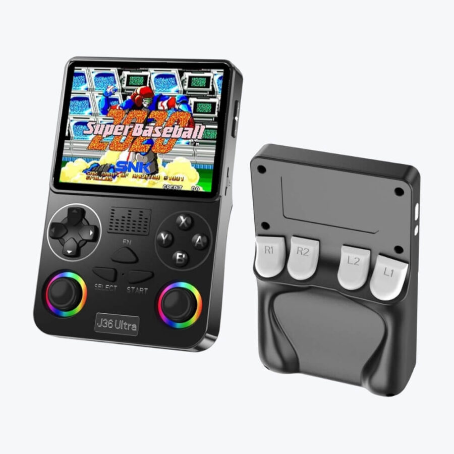 J36 Ultra Handheld Game Console 3.5 Inch IPS Screen Retro Portable Video Player Classic TV Gaming System