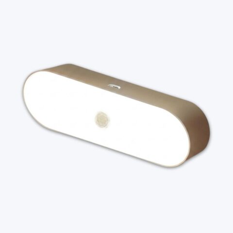 Motion Sensor Lighting Indoor | White | Wireless Rechargeable Indoor Lights with Motion Detector - Wireless Smart Portable Rechargeable Lamp for Room Cabinet Stairs Kitchen Hallway image
