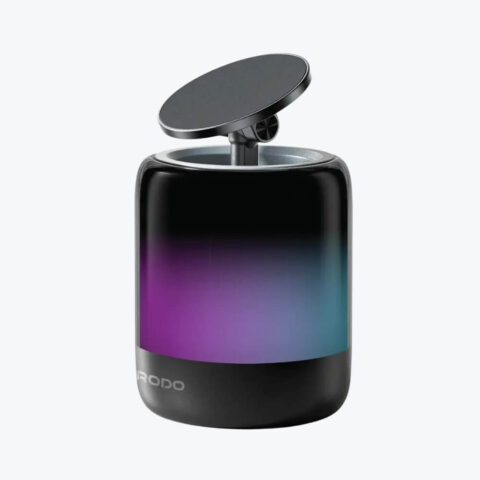 Porodo SyncGlow Speaker & Phone Holder, 360° Flexible Rotation image