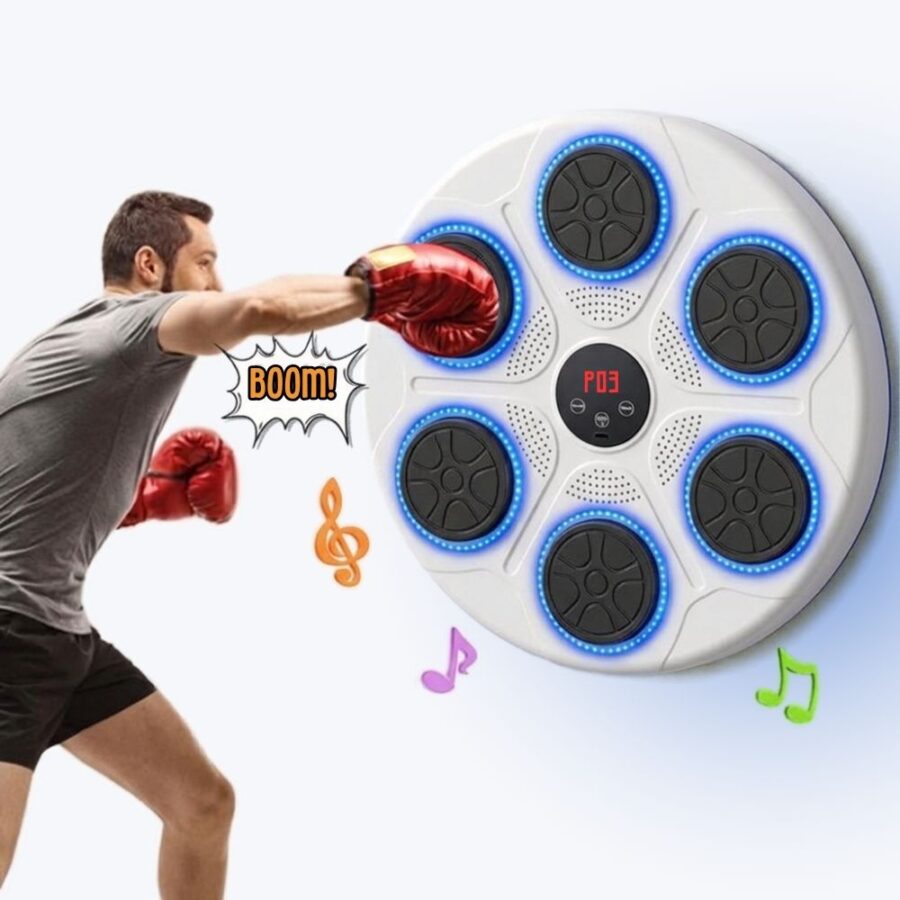 Boxing Training Beautiful Intelligent Boxing Wall Target Game Machine with Music