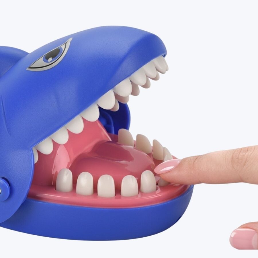 Biting Hand Shark Family Game Interactive Learning Toys for Kids