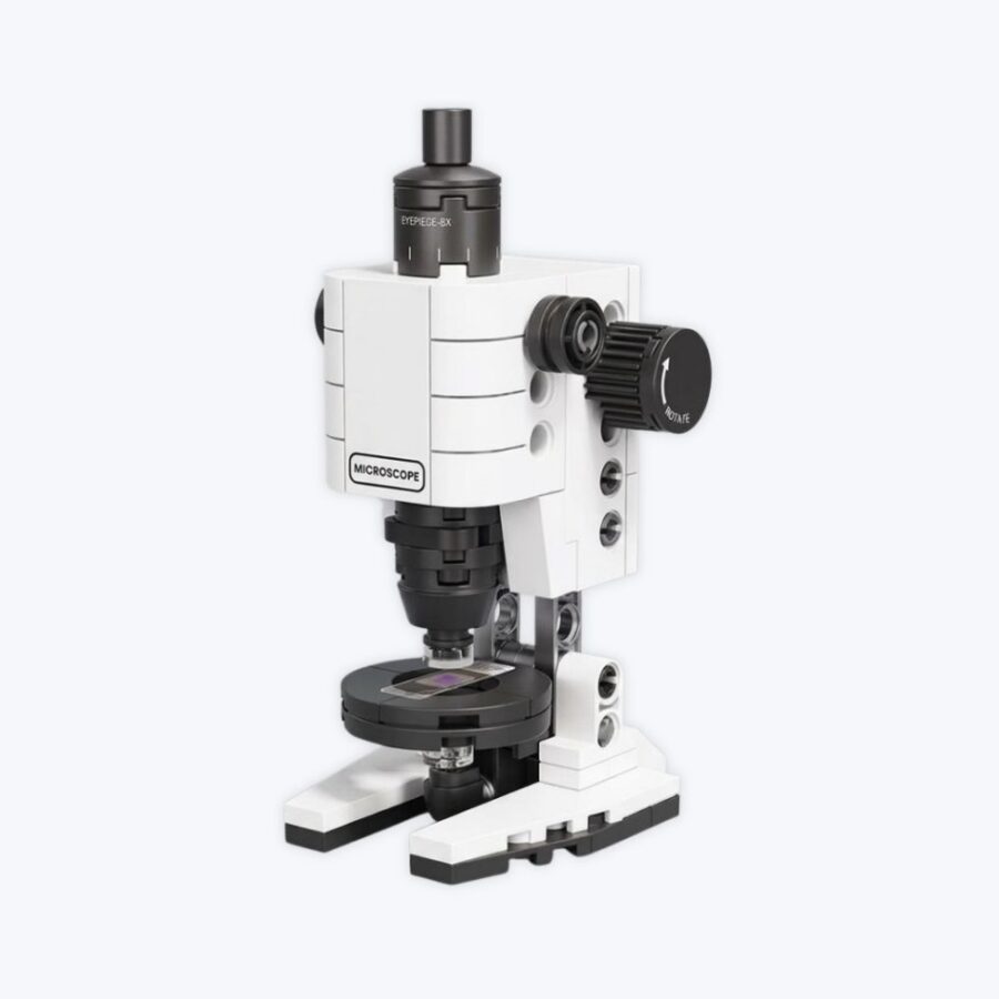 Kids Pocket Block STEM Microscope Building Kit - 115 Pieces