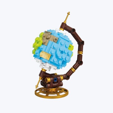 Kids Pocket Block Tellurion Globe STEM Building Kit - 118 Pieces image
