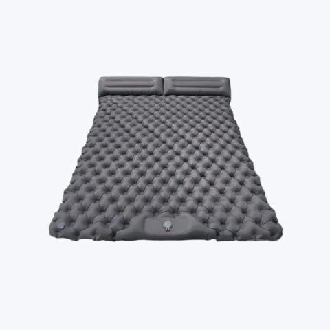 Double Camping Sleeping Mat, Ultralight – With Pillow & Built-In Foot Pump image
