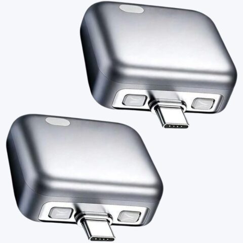 Smart Auto Stop USB Charging Adapter, 140W AI Power-Off Device for Smartphones & Tablets, Port Protection (2PCS) image