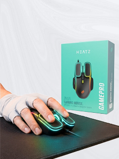 Gaming Wired Mouse Colorful Breathing Lights, RGB Lighting & Ergonomic Design With Gaming Controls