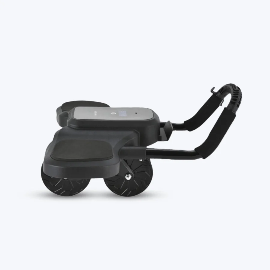 Green Lion ABS Exercise Roller | Anti-Slip Wheel Design | LED Display Screen