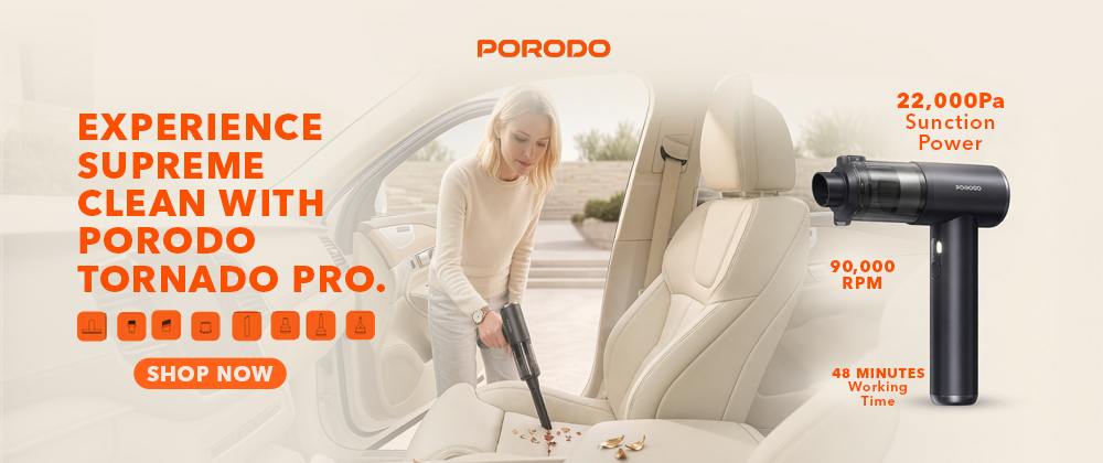 Vacuum Cleaner & Air Duster With Multiple Blowing Nozzles, High Suction Power, Best For Car & Accessories Cleaner