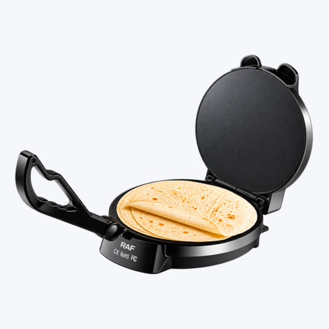 RAF Roti Maker - Electric Multifunction Roti Maker - Chapati Maker Non-Stick Roti Maker - Stainless Steel/Electric Machine - Easy to use/Temperature Control image